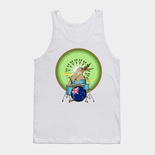 Kiwi Bird Drummer Tank Top